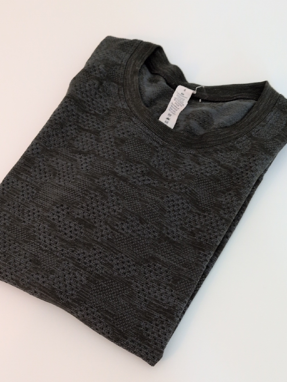 Textured Green Crew Neck Sweater